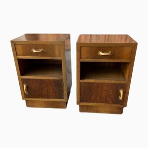 Art Deco Italian Nightstands, 1930s, Set of 2-OXJ-1181243