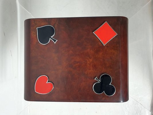 Art Deco Italian Playing Card Box, 1930s-FO-1752014