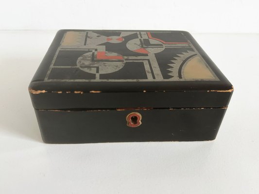 Art Deco Japanese Lacquer Box, 1930-RPY-1800371