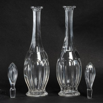 Art Deco Joseph Wine Carafes from Saint Louis, Set of 2-UQL-1325971