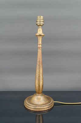 Art Deco Lamp in Gilded Wood, 1920-XNH-1804545