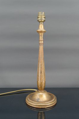 Art Deco Lamp in Gilded Wood, 1920-XNH-1804545