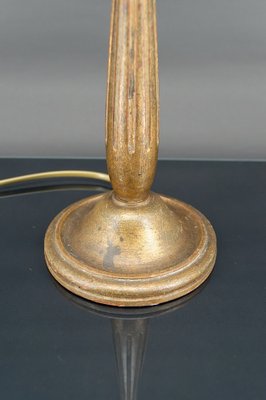 Art Deco Lamp in Gilded Wood, 1920-XNH-1804545