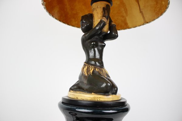 Art Deco Lamp with Loudspeaker from Stilton, Czechoslovakia, 1930s-TZ-1166616