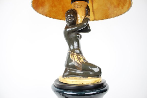 Art Deco Lamp with Loudspeaker from Stilton, Czechoslovakia, 1930s-TZ-1166616