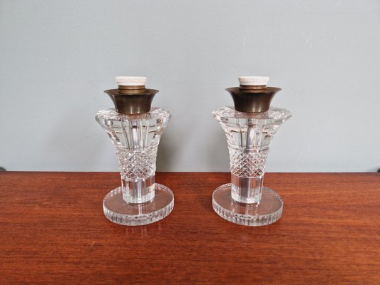 Art Deco Lamps from Val Saint Lambert, 1930s, Set of 2-FAX-1817889