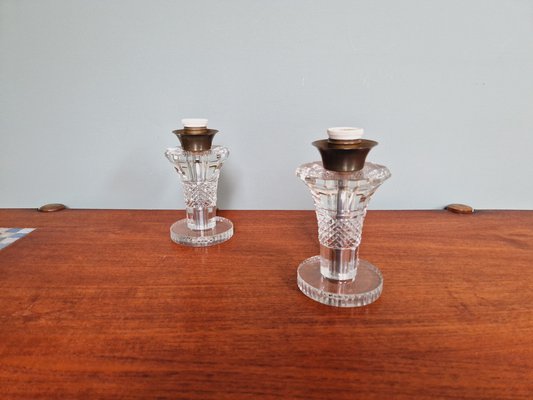 Art Deco Lamps from Val Saint Lambert, 1930s, Set of 2-FAX-1817889