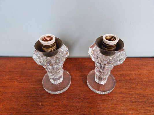 Art Deco Lamps from Val Saint Lambert, 1930s, Set of 2-FAX-1817889