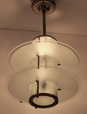 Art Deco Lantern Hanging Lamp, 1930s-SY-1817509