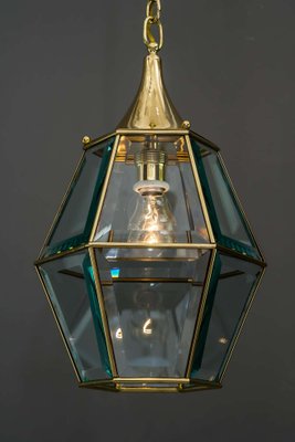 Art Deco Lantern with Original Cut Glasses, 1920s-SPD-1131549