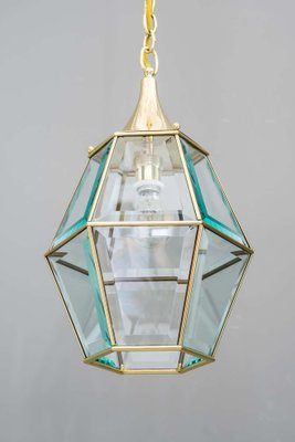 Art Deco Lantern with Original Cut Glasses, 1920s-SPD-1131549