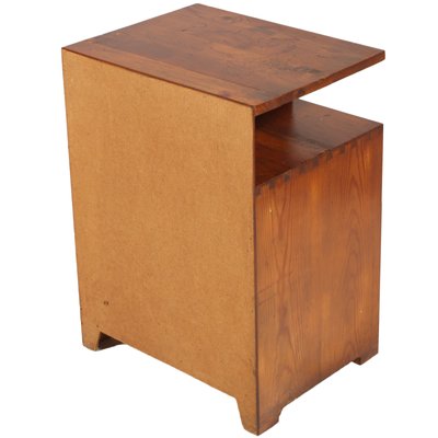 Art Deco Larch Tyrolean Nightstand, 1920s-NJV-868364