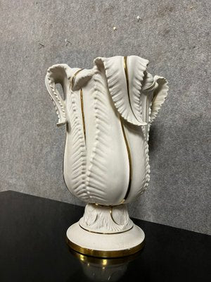 Art Deco Les Algaes Vase by Albert Laurent Limoges, 1940s-MWB-1786930