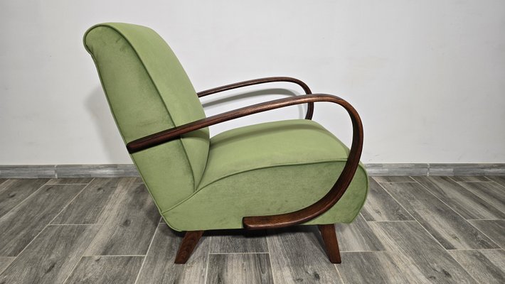 Art Deco Lounge Chair by Jindrich Halabala, 1940s-QJA-2034793