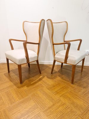 Art Deco Lounge Chairs, Sweden, 1940s, Set of 2-UYK-806781