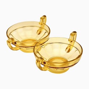 Art Deco Luxval Noemie Cups from Val Saint Lambert, 1935, Set of 2-MJY-1148958