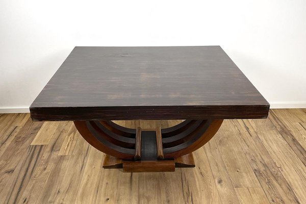 Art Deco Macassar Dining Table-VMP-1165941