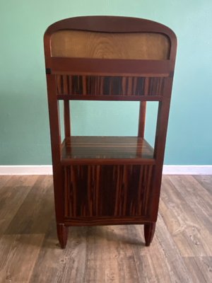 Art Deco Macassar Ebony Nightstand by Maison Bonjour et Cie, 1920s-TEB-706636