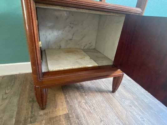 Art Deco Macassar Ebony Nightstand by Maison Bonjour et Cie, 1920s-TEB-706636