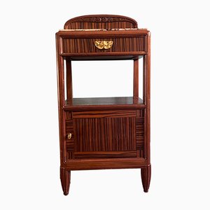 Art Deco Macassar Ebony Nightstand by Maison Bonjour et Cie, 1920s-TEB-706636