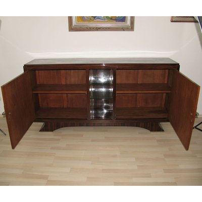 Art Deco Macassar Sideboard, 1930s-YGE-801899