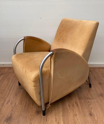 Art Deco Machine Age Style Armchairs by Jan Des Bouvrie for Gelderland, Set of 2-LL-1294786