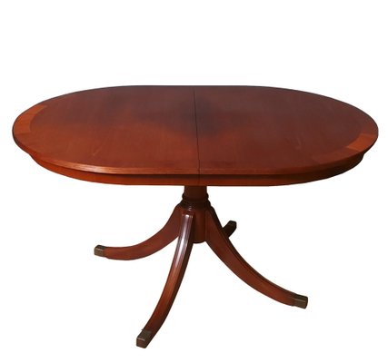 Art Deco Mahogany Extendable Table, 1940s-KDW-1763433