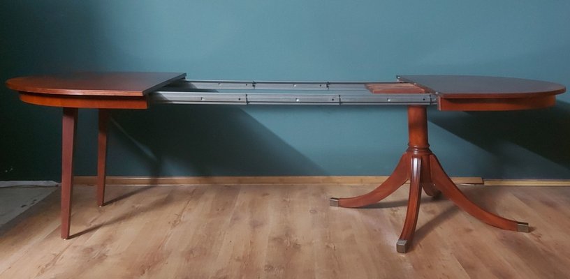 Art Deco Mahogany Extendable Table, 1940s-KDW-1763433