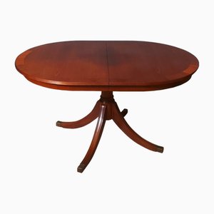 Art Deco Mahogany Extendable Table, 1940s-KDW-1763433