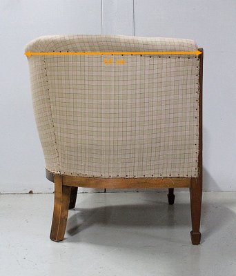 Art Deco Mahogany Lounge Chair, 1930s-RVK-803817