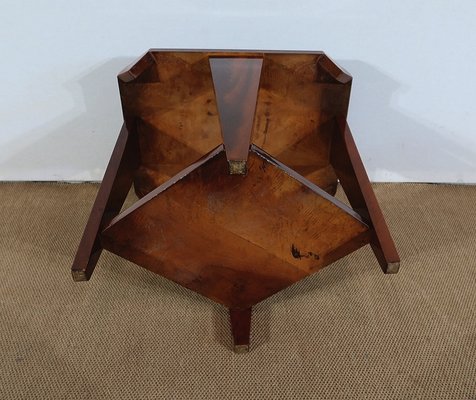 Art Deco Mahogany Side Table, 1940s-RVK-1282710