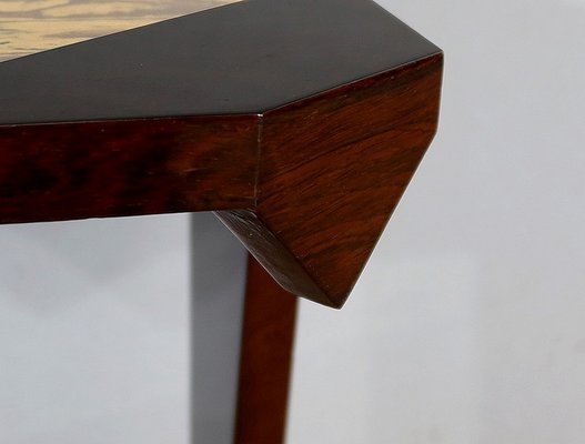 Art Deco Mahogany Side Table, 1940s-RVK-1282710