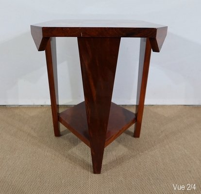 Art Deco Mahogany Side Table, 1940s-RVK-1282710