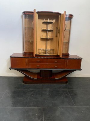 Art Deco Mahogany Sideboard or Showcase, 1930s-IJR-852005