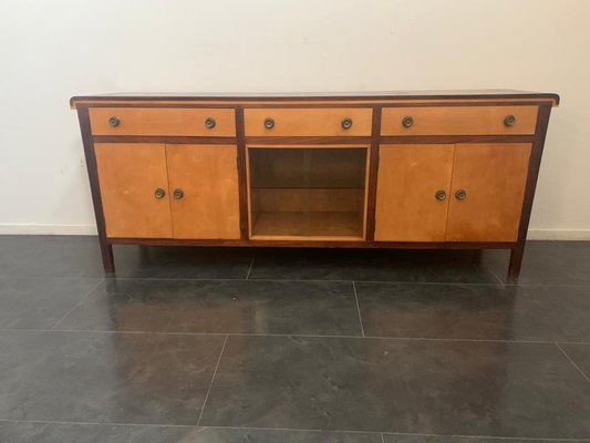 Art Deco Maple & Elm Sideboard, 1940s-IJR-842595