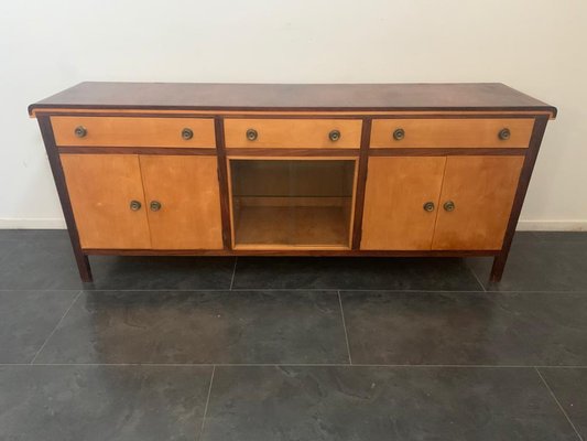 Art Deco Maple & Elm Sideboard, 1940s-IJR-842595