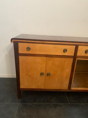 Art Deco Maple & Elm Sideboard, 1940s-IJR-842595