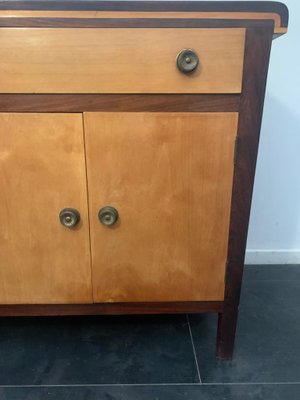 Art Deco Maple & Elm Sideboard, 1940s-IJR-842595