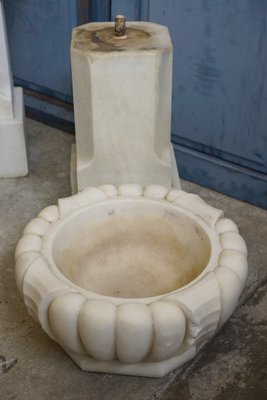 Art Deco Marble Planters, 1920s, Set of 2-GQ-110961