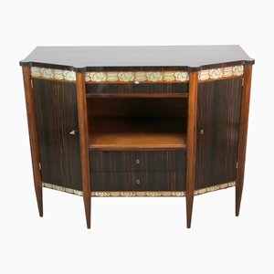 Art Decó Metal Marquetry Sideboard, 1920s-NE-1417450