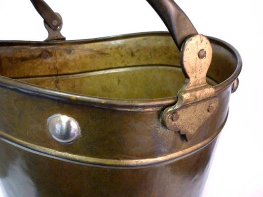 Art Deco Metal Water Bucket, 1920s-GKB-835916