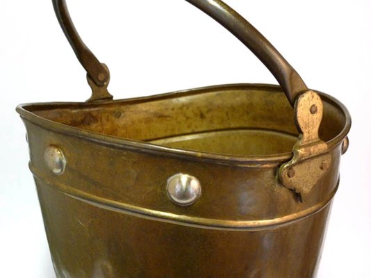 Art Deco Metal Water Bucket, 1920s-GKB-835916