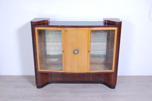 Art Decò Mobile Bar With Swivel Door, 1940s-XSG-1263547