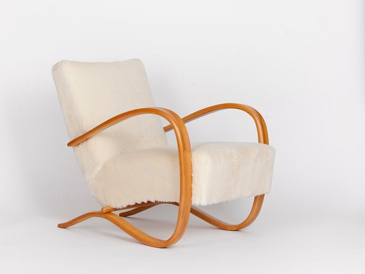 Art Deco Model H 269 Lounge Chair by Jindřich Halabala for UP Závody, 1930s-TW-951250