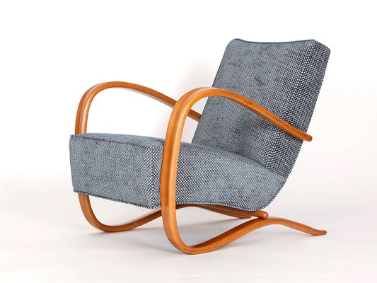 Art Deco Model H 269 Lounge Chair by Jindřich Halabala for UP Závody, 1930s-TW-859770