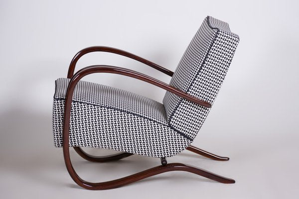 Art Deco Model H-269 Lounge Chair in Beech attributed to Jindřich Halabala for Up Závody, Former Czechoslovakia, 1930s-WHY-1768711