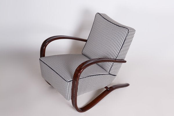 Art Deco Model H-269 Lounge Chair in Beech attributed to Jindřich Halabala for Up Závody, Former Czechoslovakia, 1930s-WHY-1768711