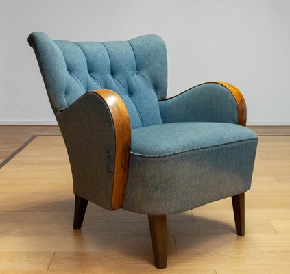 Art Deco Modern Armchair, 1940s-JE-2017263