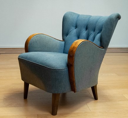 Art Deco Modern Armchair, 1940s-JE-2017263