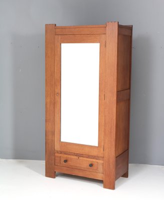 Art Deco Modernist Armoire or Wardrobe in Oak by Hendrik Wouda for Pander, 1924-MY-1768893